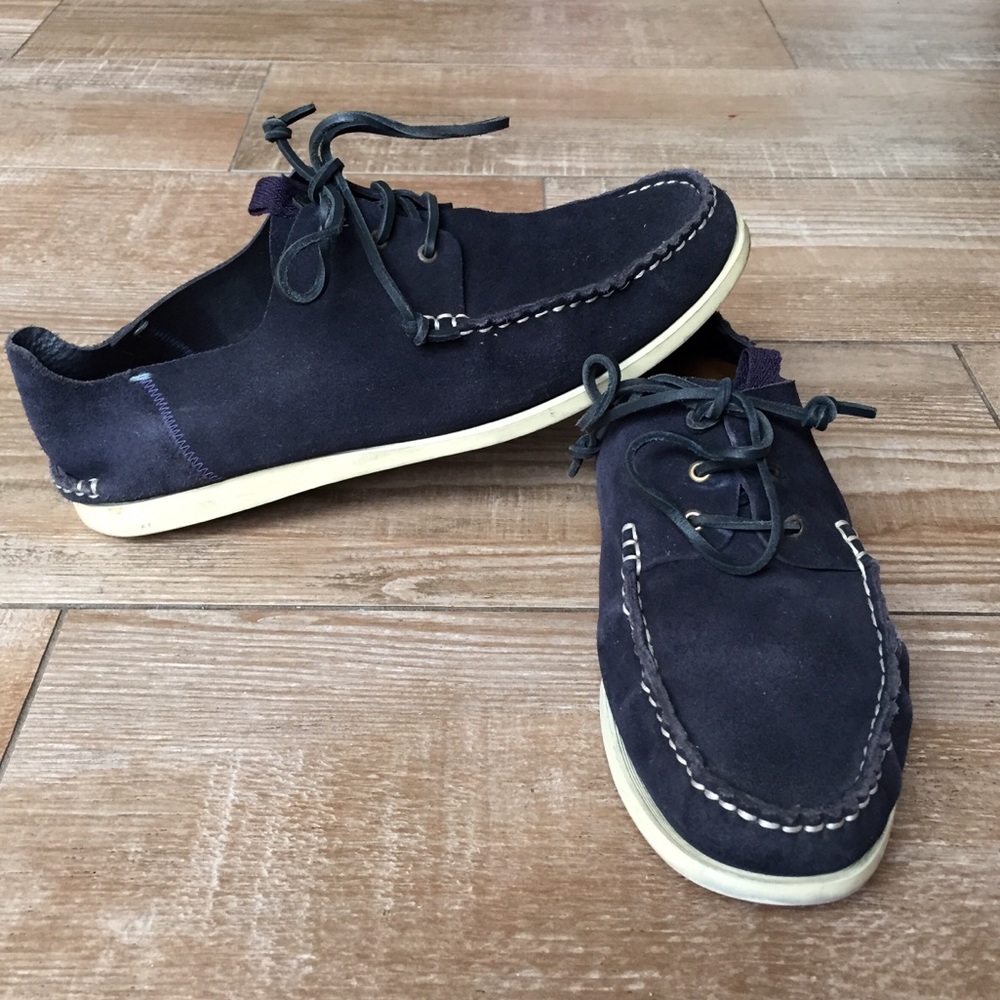 SOLD Paul Smith 🥀 Suede & Leather Boat Shoes - Picture 1 of 8